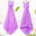 Rabbit head Towel - Purple