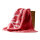 Coral red bath towel 78 * 134