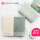 4 square towels - 2 dark green 2 Beige