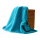 Bath towel deep lake blue