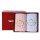 Jacquard blue and pink face towel gift box